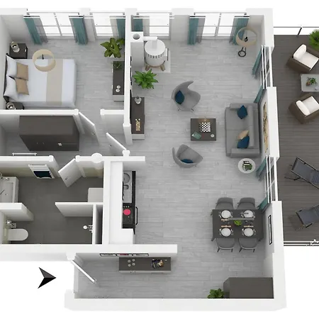 Rundblick - Stilvolle 5-sterne-ferienwohnung Mit Blick Auf Den Bodden Apartman *